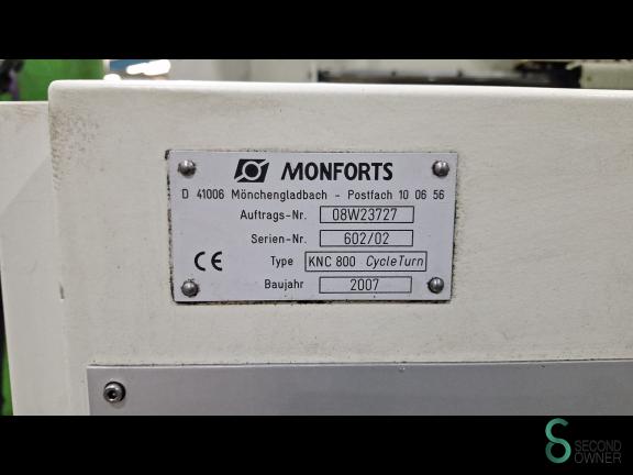 Monforts KNC 800 x 4000mm CycleTurn MET10.394 46 17921